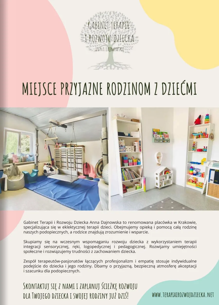 Publikacja: gabinet terapii i rozwoju dziecka — miejsce przyjazne rodzinom